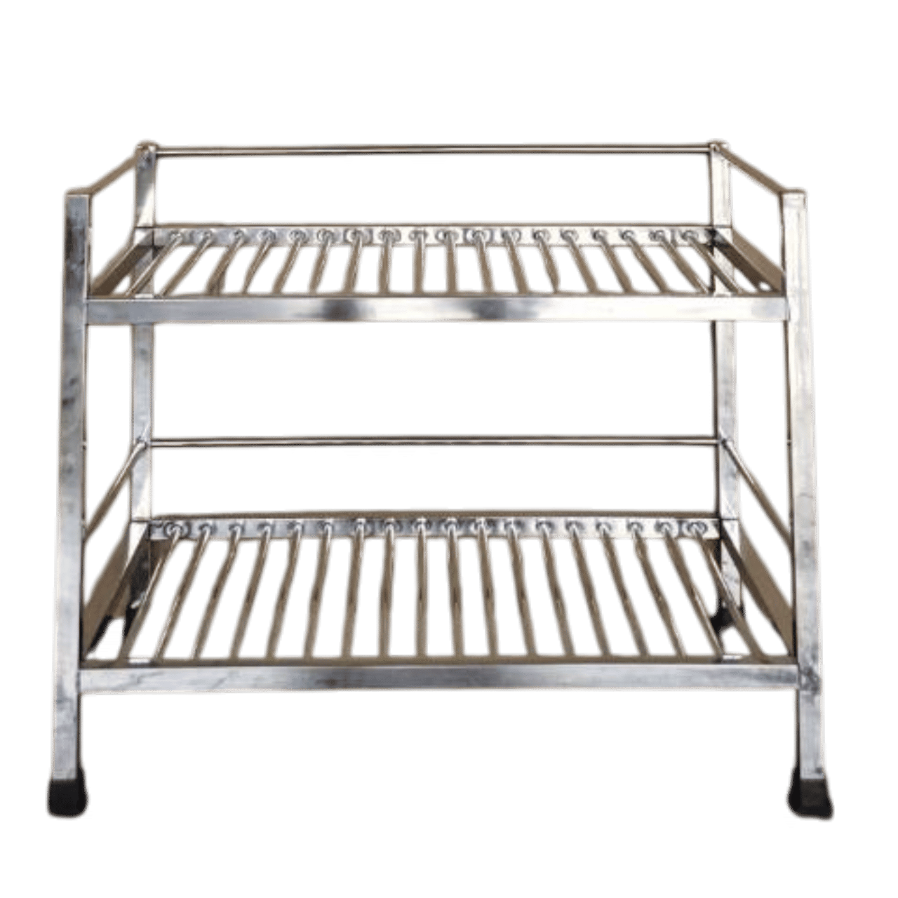 ชั้นวางของสแตนเลส 2 ชั้น MEETANG STAINLESS รุ่น Rซี่2-406045 ขนาด 40X60X45ซม.